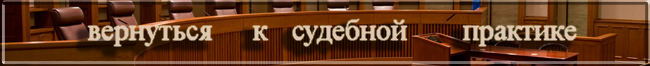 вернуться к судебной практике на www.newadvokat.ru